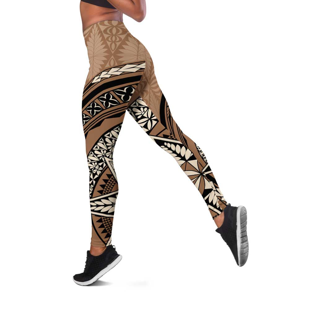 Tonga Ngatu Leggings Tokelau Classic Motifs