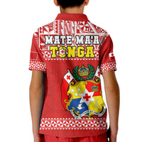 Tonga Rugby Polo Shirt Mate Maa Tonga Pacific Ngatu White LT14