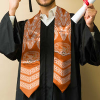 Tonga Tailulu College Graduation Stole Traditional Ngatu and Polynesian Pattern