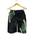 Traditional Art Hawaiian Kakau Tattoos Shorts for Men Green Color - Polynesian Pride