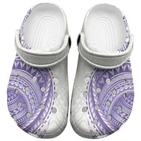 Traditional Polynesian Art Tattoos Clogs Shoes Purple Color - Polynesian Pride
