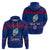 Custom Guam Christmas Zip Hoodie Simple Style LT8