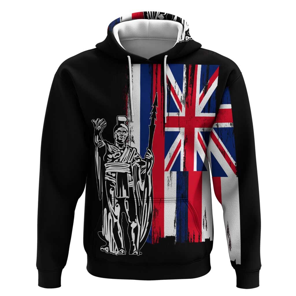 Polynesian Pride Hoodie Custom Hawaiian Hawaii King Flag Hoodie
