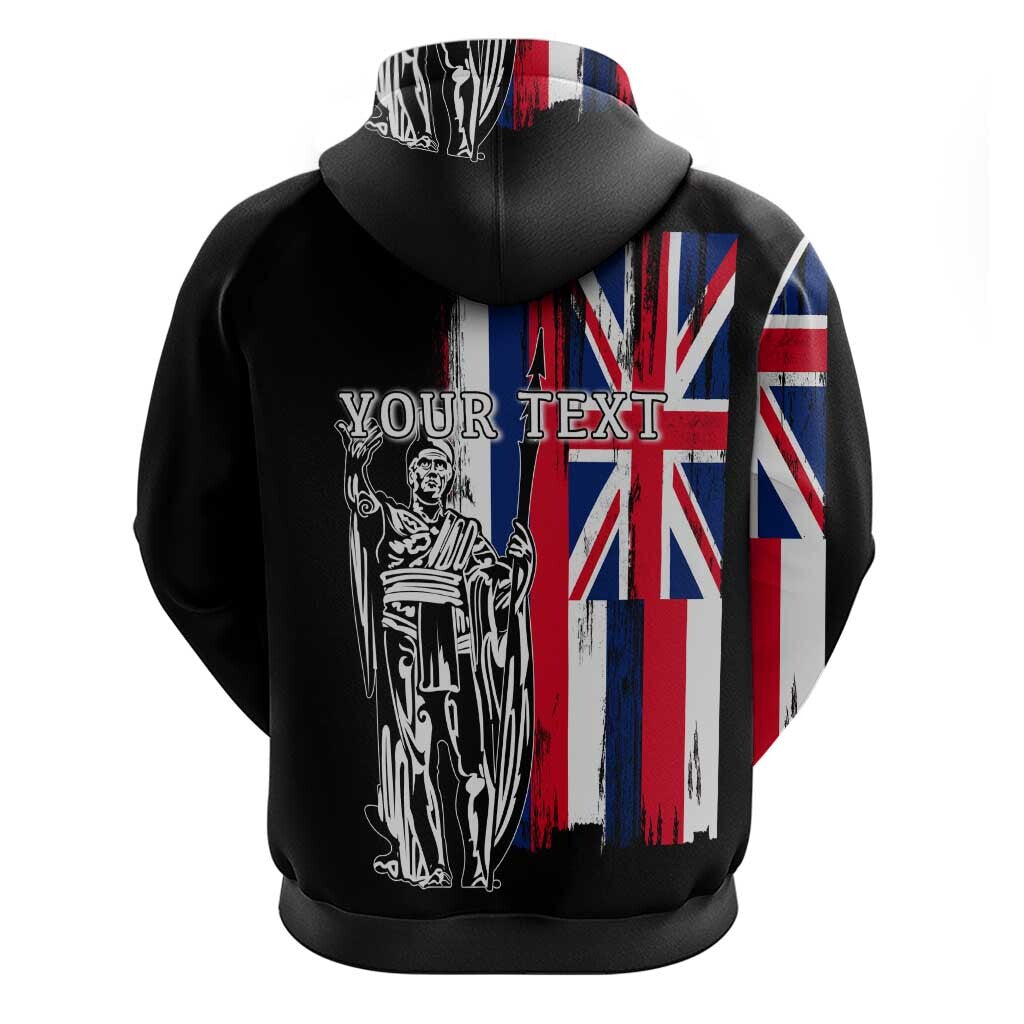 Polynesian Pride Hoodie Custom Hawaiian Hawaii King Flag Hoodie