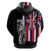 Polynesian Pride Hoodie Custom Hawaiian Hawaii King Flag Hoodie