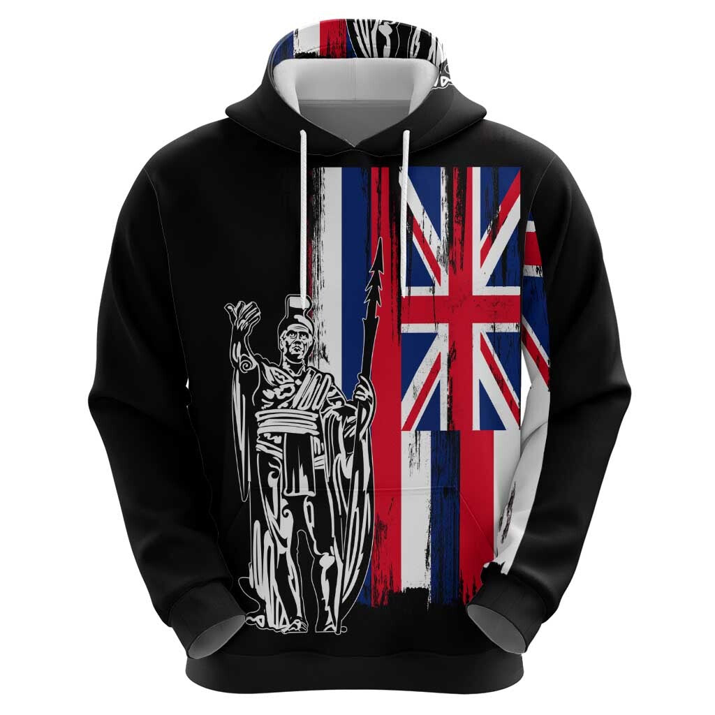 Polynesian Pride Hoodie Custom Hawaiian Hawaii King Flag Hoodie