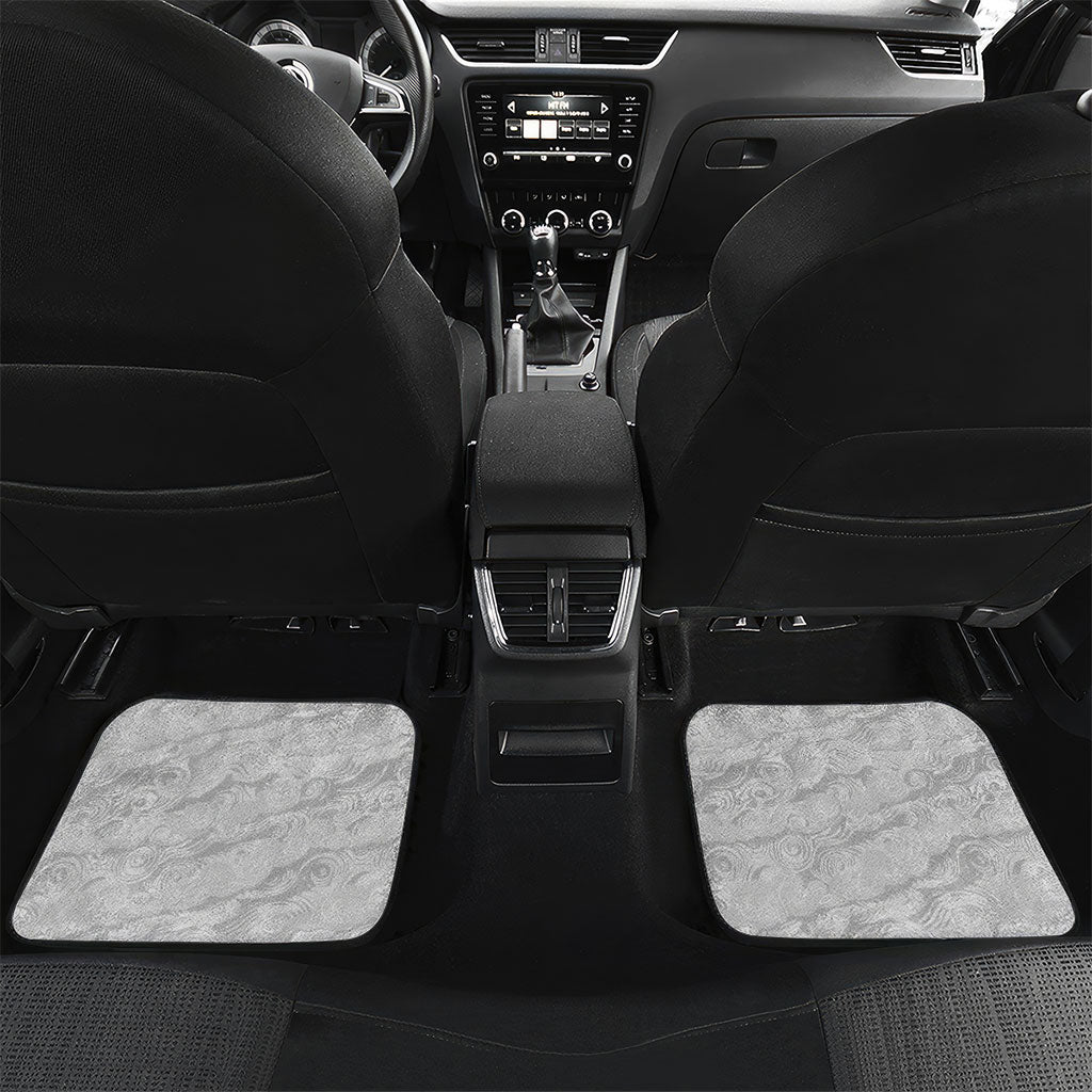 Personalized New Zealand Football Car Mats Kiwi Mascot with Silver Fern - Maori Tribal Tattoo Art