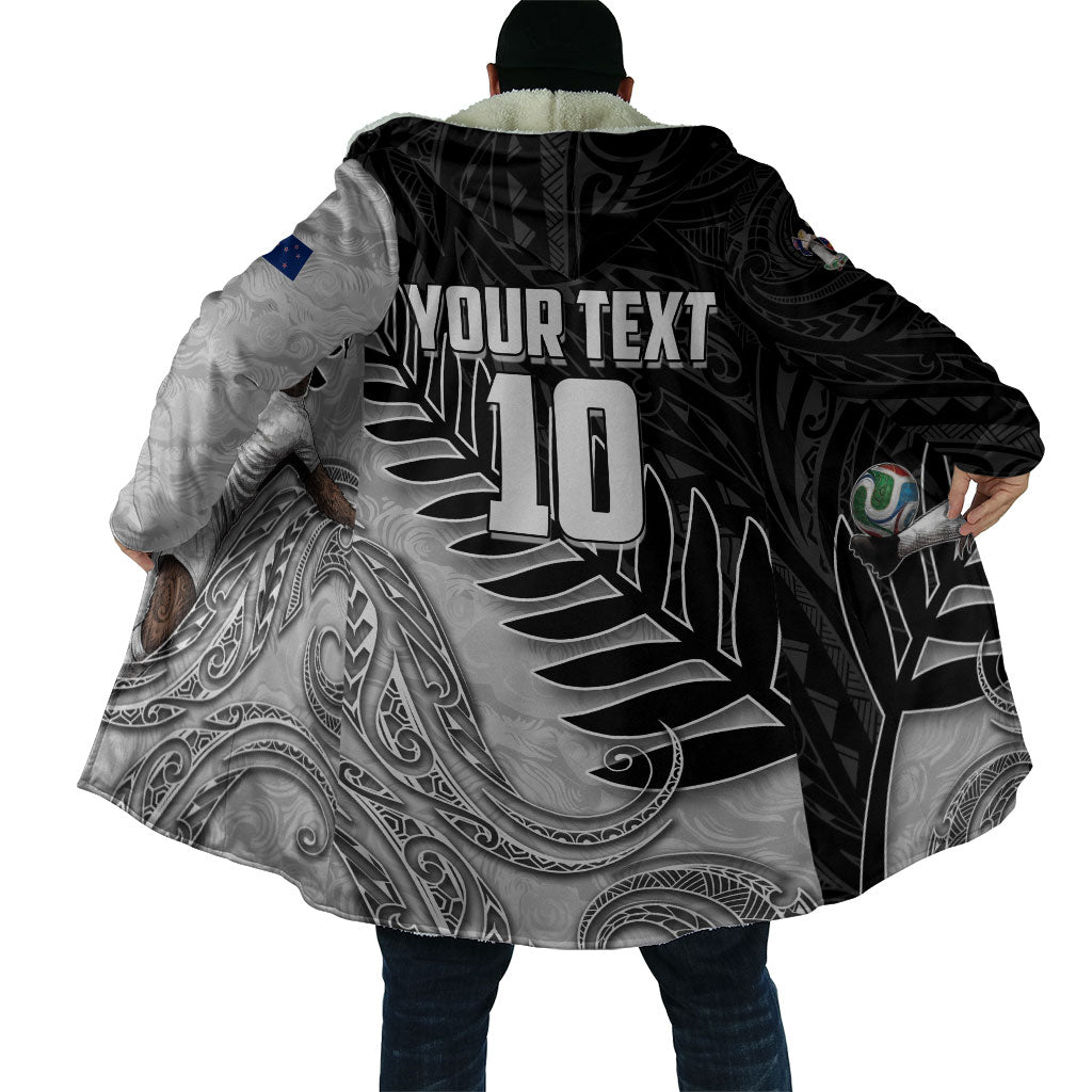 Personalized New Zealand Football Cloak Kiwi Mascot with Silver Fern - Maori Tribal Tattoo Art TS04 - Polynesian Pride