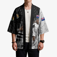 Personalized New Zealand Football Kimono Kiwi Mascot with Silver Fern - Maori Tribal Tattoo Art TS04 - Polynesian Pride