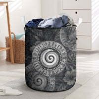 Hawaiian Piko Laundry Basket Cultural Anchor Connect Your Roots Ocean Waves