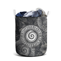 Hawaiian Piko Laundry Basket Cultural Anchor Connect Your Roots Ocean Waves