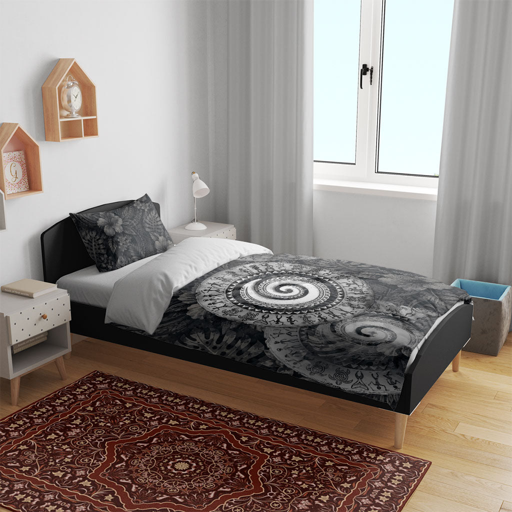 Hawaiian Piko Bedding Set Cultural Anchor Connect Your Roots Ocean Waves