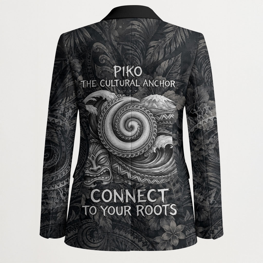 Hawaiian Piko Blazer Cultural Anchor Connect Your Roots Ocean Waves