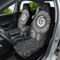 Hawaiian Piko Car Seat Cover Cultural Anchor Connect Your Roots Ocean Waves