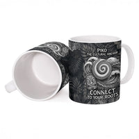 Hawaiian Piko Ceramic Mug Cultural Anchor Connect Your Roots Ocean Waves
