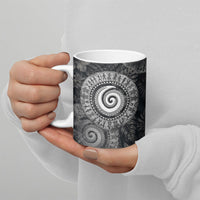 Hawaiian Piko Ceramic Mug Cultural Anchor Connect Your Roots Ocean Waves