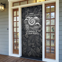 Hawaiian Piko Door Cover Cultural Anchor Connect Your Roots Ocean Waves