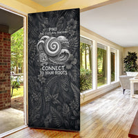 Hawaiian Piko Door Cover Cultural Anchor Connect Your Roots Ocean Waves
