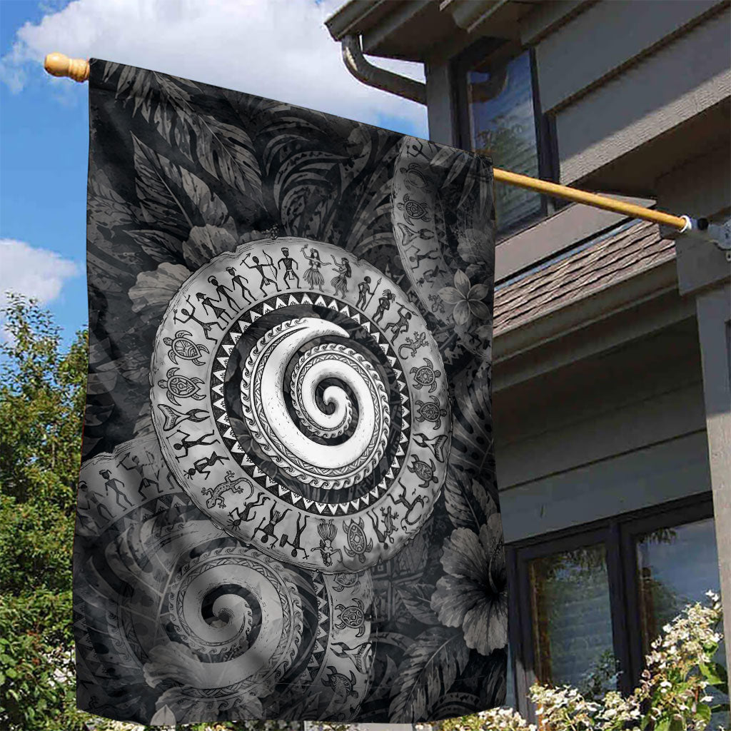 Hawaiian Piko Garden Flag Cultural Anchor Connect Your Roots Ocean Waves