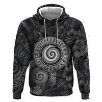 Hawaiian Piko Hoodie Cultural Anchor Connect Your Roots Ocean Waves