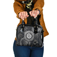 Hawaiian Piko Shoulder Handbag Cultural Anchor Connect Your Roots Ocean Waves