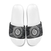 Hawaiian Piko Slide Sandals Cultural Anchor Connect Your Roots Ocean Waves