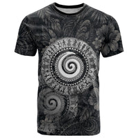 Hawaiian Piko T Shirt Cultural Anchor Connect Your Roots Ocean Waves
