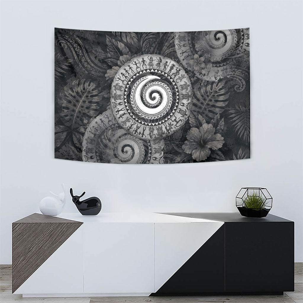 Hawaiian Piko Tapestry Cultural Anchor Connect Your Roots Ocean Waves