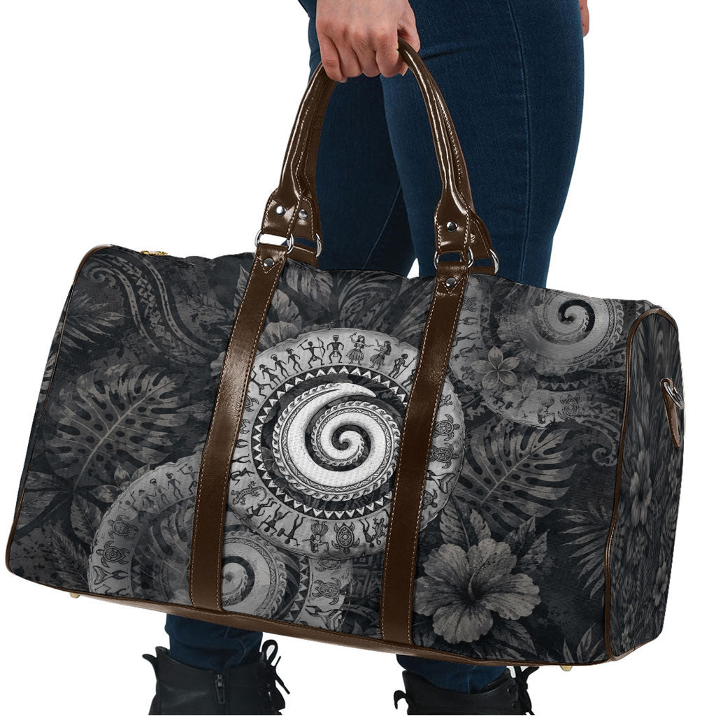 Hawaiian Piko Travel Bag Cultural Anchor Connect Your Roots Ocean Waves