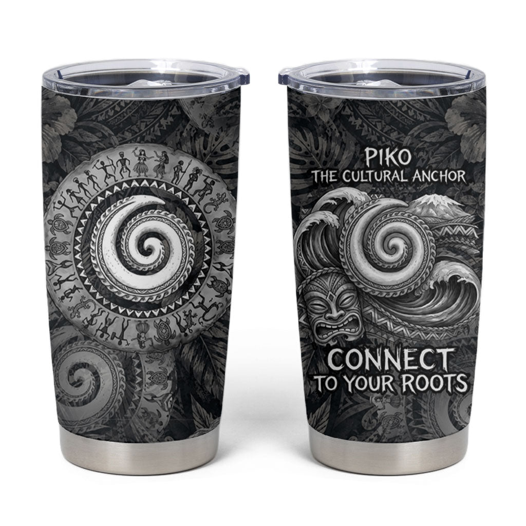 Hawaiian Piko Tumbler Cup Cultural Anchor Connect Your Roots Ocean Waves