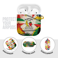 Support Your Fruity Friends Love Wins Gay Pride AirPods Case LGBTQ Retro 30s Cartoon Checkered