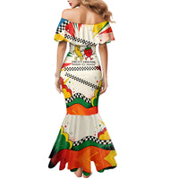 Support Your Fruity Friends Love Wins Gay Pride Mermaid Dress LGBTQ Retro 30s Cartoon Checkered TS04 - Polynesian Pride