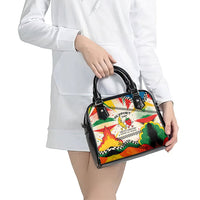 Support Your Fruity Friends Love Wins Gay Pride Shoulder Handbag LGBTQ Retro 30s Cartoon Checkered