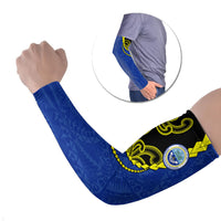 Federated States Of Micronesia FSM Arm Sleeves Pacific Islander Tribal Swirl Geometric Pattern