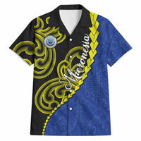 Federated States Of Micronesia FSM Hawaiian Shirt Pacific Islander Tribal Swirl Geometric Pattern