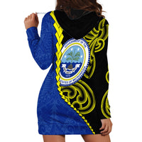 Federated States Of Micronesia FSM Hoodie Dress Pacific Islander Tribal Swirl Geometric Pattern