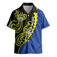 Federated States Of Micronesia FSM Kid Hawaiian Shirt Pacific Islander Tribal Swirl Geometric Pattern
