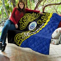 Federated States Of Micronesia FSM Quilt Pacific Islander Tribal Swirl Geometric Pattern