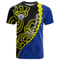 Federated States Of Micronesia FSM T Shirt Pacific Islander Tribal Swirl Geometric Pattern