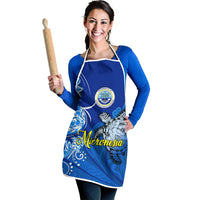 Micronesia Sea Turtle Apron Federated States Of Micronesia Tribal Floral Pattern