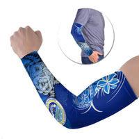 Micronesia Sea Turtle Arm Sleeves Federated States Of Micronesia Tribal Floral Pattern
