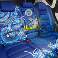 Micronesia Sea Turtle Back Car Seat Cover Federated States Of Micronesia Tribal Floral Pattern