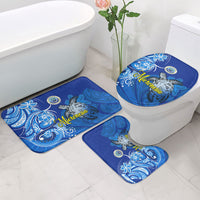 Micronesia Sea Turtle Bathroom Set Federated States Of Micronesia Tribal Floral Pattern