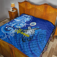 Micronesia Sea Turtle Quilt Federated States Of Micronesia Tribal Floral Pattern
