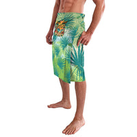 Personalized Polynesia 50th Birthday Lavalava Vintage Hawaiian Floral Ukulele Tropical Sunset Art TS04 - Polynesian Pride