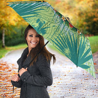 Personalized Polynesia 50th Birthday Umbrella Vintage Hawaiian Floral Ukulele Tropical Sunset Art TS04 - Polynesian Pride