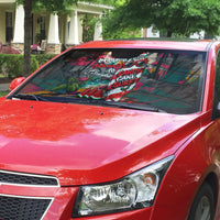 Tropical Christmas In July Candy Cane Surf Auto Sun Shade Vibrant Street Art Beach Graffiti Graphic