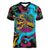 Pineapple Skull Women V Neck T Shirt Sumer Time TS04 - Polynesian Pride