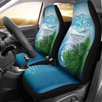 Micronesia Independence Day Car Seat Cover FSM Patriotic Pacific Island Nan Madol Ruins Seabird Tropical