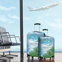 Micronesia Independence Day Luggage Cover FSM Patriotic Pacific Island Nan Madol Ruins Seabird Tropical
